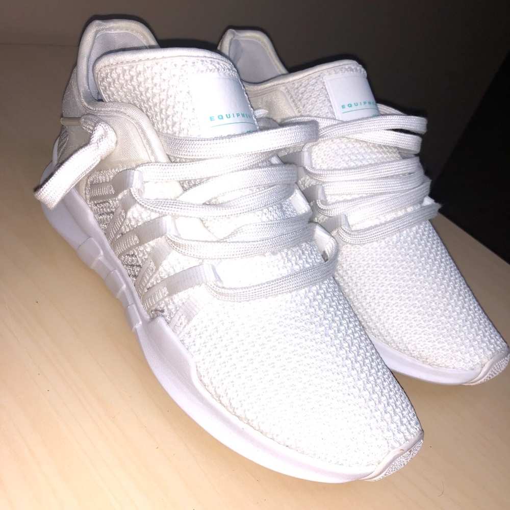White Adidas Eqt/Equipment Sneakers Size 7.5